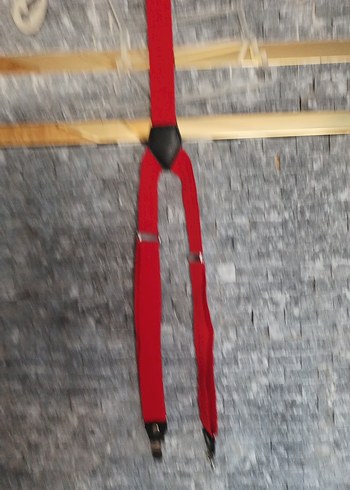 Kırmızı Yılan Desenli Çocuk Askısı - Görsel 4