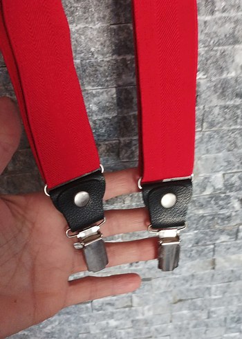 Kırmızı Yılan Desenli Çocuk Askısı - Görsel 2