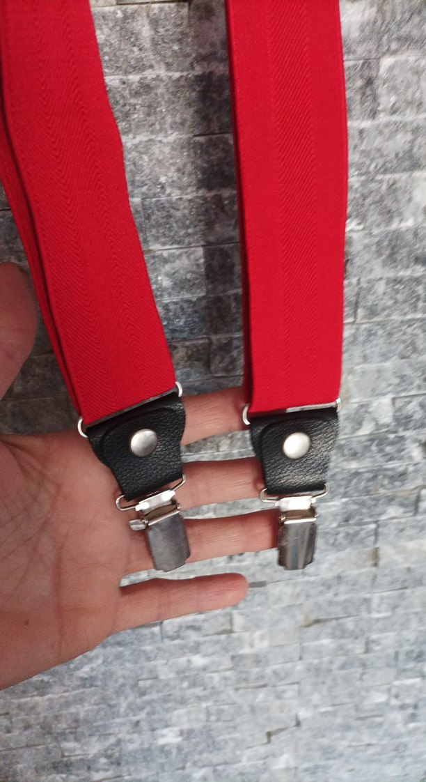 Kırmızı Yılan Desenli Çocuk Askısı - Görsel 2