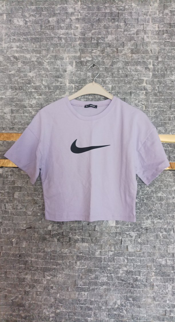 Mor Kız Tişörtü, Kısa Kollu, Rahat Kesim - Görsel 4