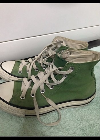 37 Beden Converse Yeşil Kadın Spor Ayakkabı