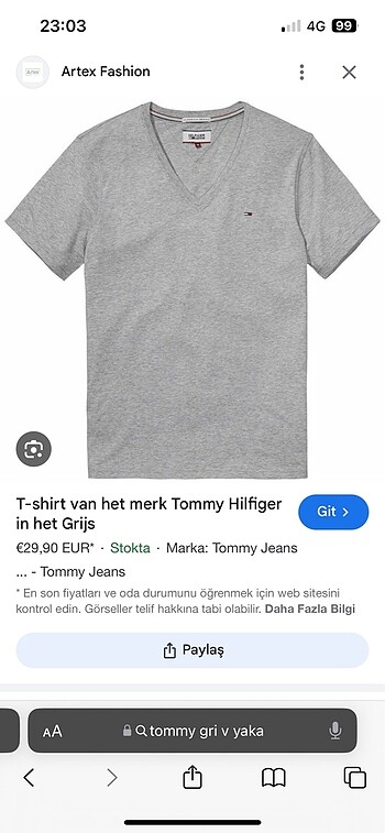 Tommy tshirt
