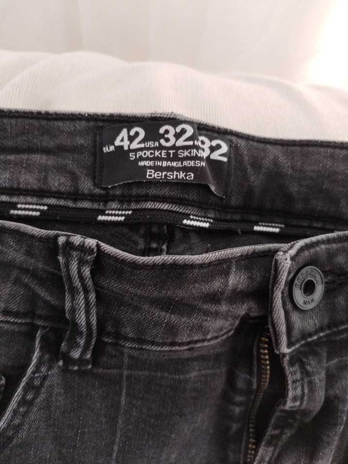 Antrasit bershka erkek kot pantalon - Görsel 5
