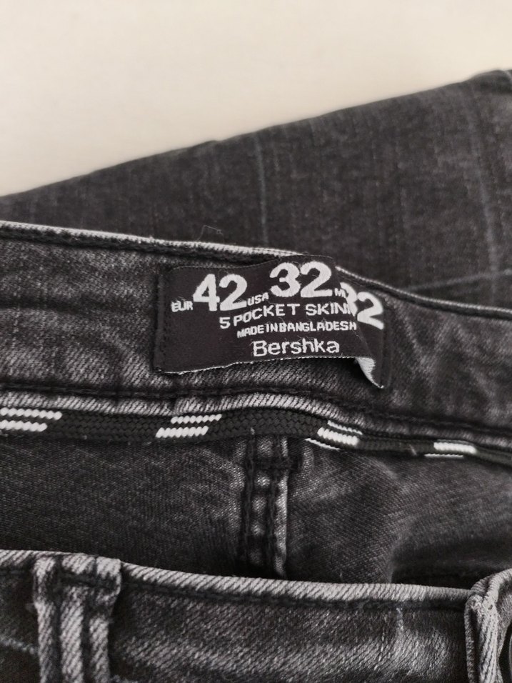 Antrasit bershka erkek kot pantalon - Görsel 2