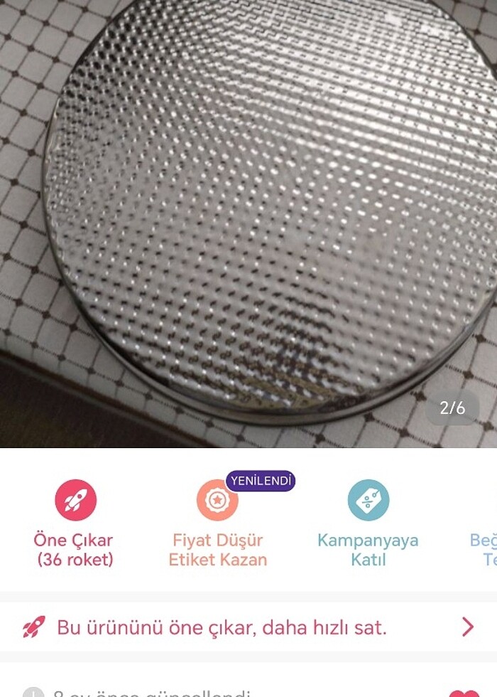 Çiğ köfte tepsisi paslanmaz - Görsel 4