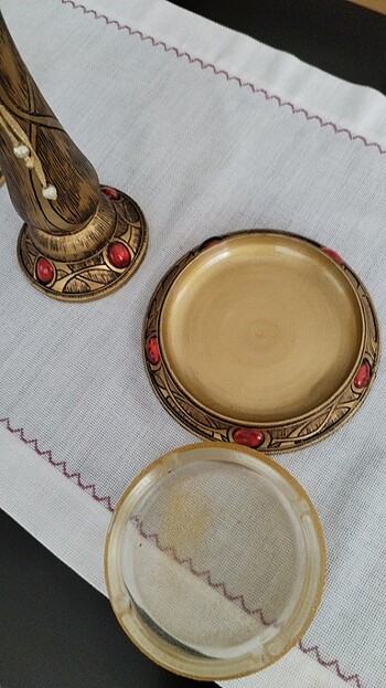 Şamdan  ve kül tablası takım - Görsel 2