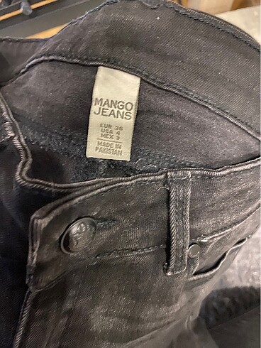 36 Beden gri Renk Mango jean