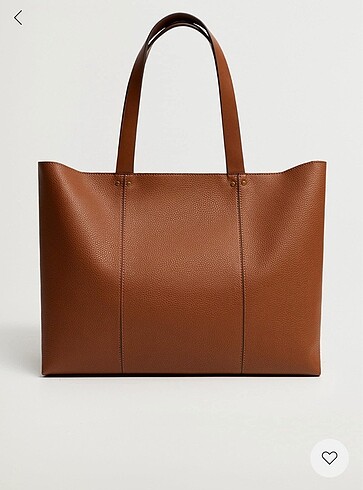 Mango dikişli shopper çanta