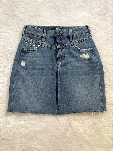 Mavi jeans mini XS beden kot etek