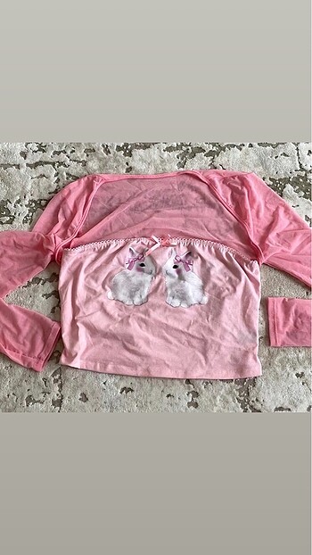 pembe tavşan detay coquette üst