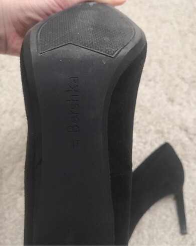 37 Beden siyah Renk bershka topuklu ayakkabı