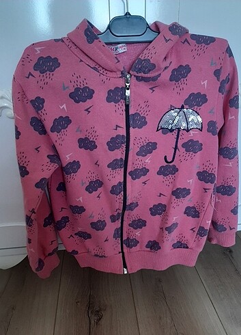 KIZ COCUK KAPSONLU SWEATSHİRT 