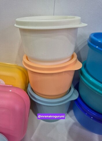 TUPPERWARE MİNİ 3'LÜ ATIŞTIRMALIK KAP