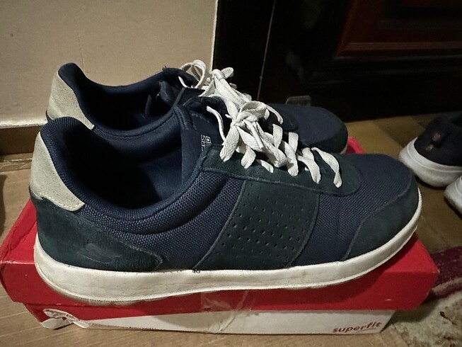 Skechers ayak erkek lacivert spor ortopedik