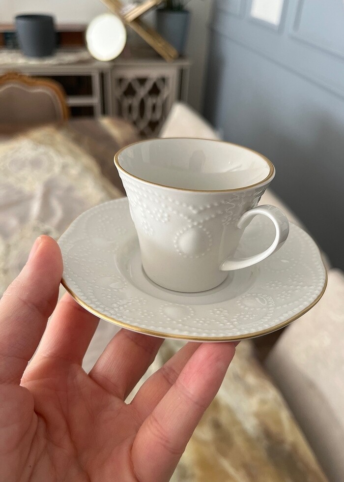 Kütahya porselen kahve fincanı 12kişilik - Görsel 4