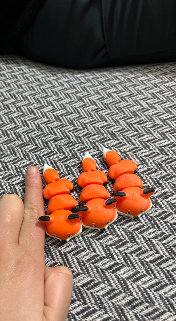 Turuncu Sevimli Tilki Aksiyon Figürü - Görsel 3