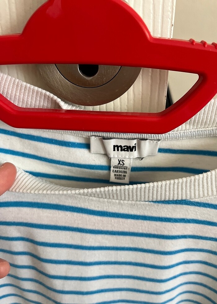 Xs beden tişört mavi marka - Görsel 2