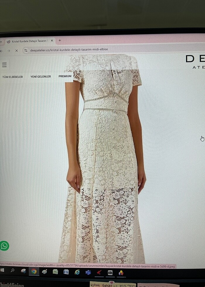 Deep ateşine beyaz elbise söz nişan isteme - Görsel 2