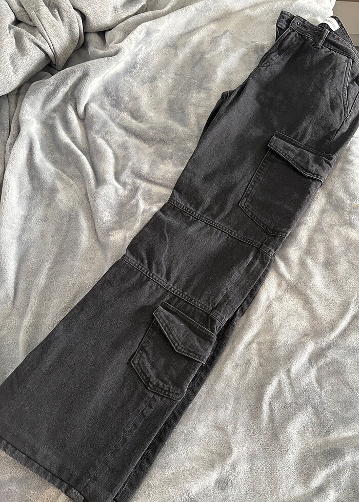 Zara kargo düşük bel pantolon - Görsel 2