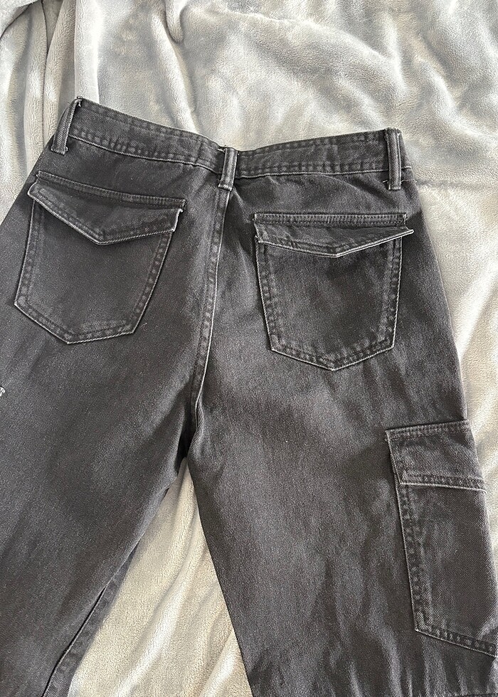Zara kargo düşük bel pantolon - Görsel 4