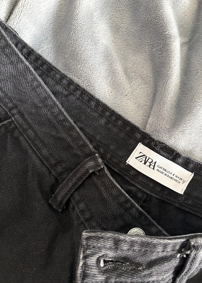 Zara kargo düşük bel pantolon - Görsel 5