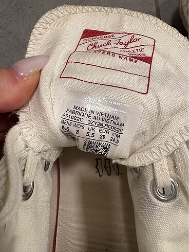 Converse chuck taylor yüksek taban spor ayakkabı - Görsel 6