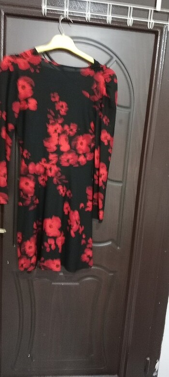 xl Beden kırmızı Renk V yaka elbise yada tunik 