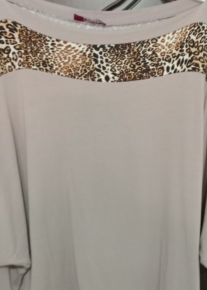 Salaş bluz leoparlı  - Görsel 2