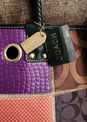 Coach Coach patchwork çanta