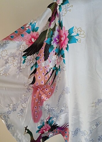 universal Beden Japon kimono tarzı elbise 