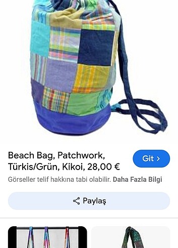 American Vintage Patchwork sırt çantası