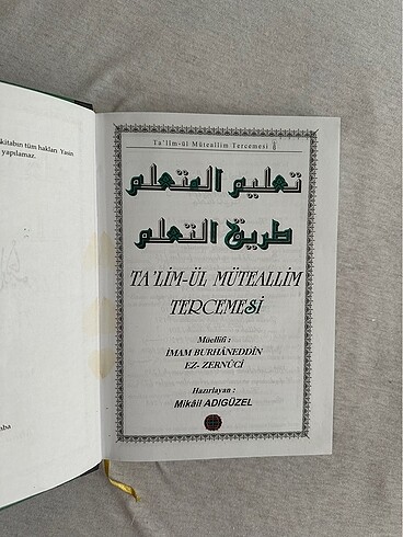  Beden Talimül Muteallim