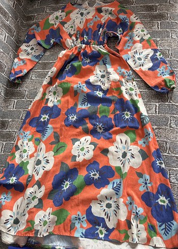 Çiçek Desenli Bohem Kadın Tulum - Görsel 2