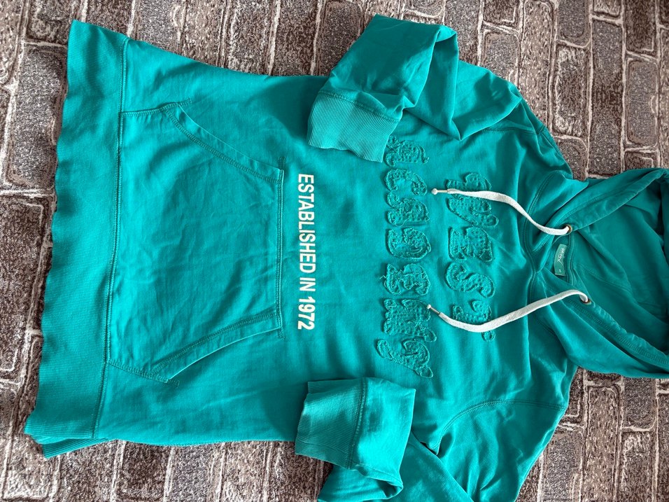 Turkuaz Kadın Fermuarlı Sweatshirt - Görsel 2