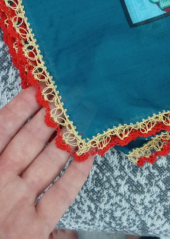 Diger Çok Renkli Bohem Kadın Fular - Görsel 2