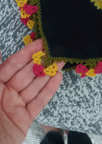 Diger Çok Renkli Bohem Kadın Fular - Görsel 5