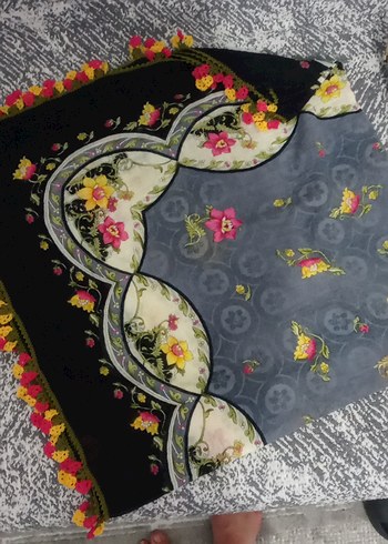 Diger Çok Renkli Bohem Kadın Fular - Görsel 7