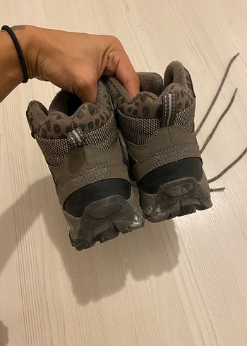 36 Beden gri Renk Kahverengi Kamuflaj Bağcıklı Outdoor Bot