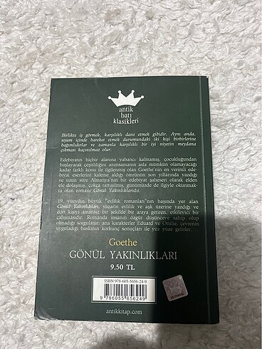  Goethe Gönül Yakınlıkları