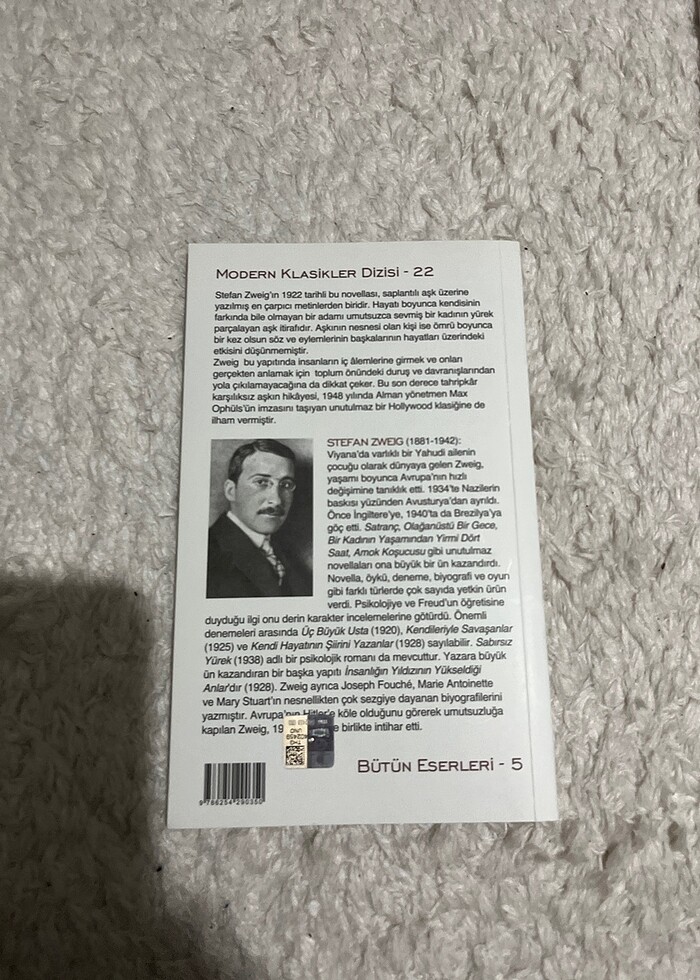 Stefan Zweig Bilinmeyen Bir Kadının Mektubu - Görsel 2