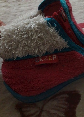 Kızlar için renkli nakışlı sıcak terlik - Görsel 6