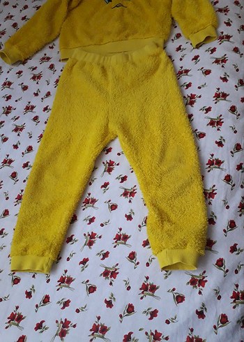 Sarı Triko Kız Eşofman Takımı - Görsel 5