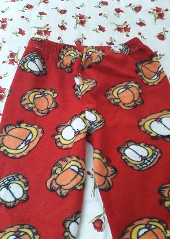 Kız Çocuk Renkli Baskılı Bol Kesim Pantolon - Görsel 2