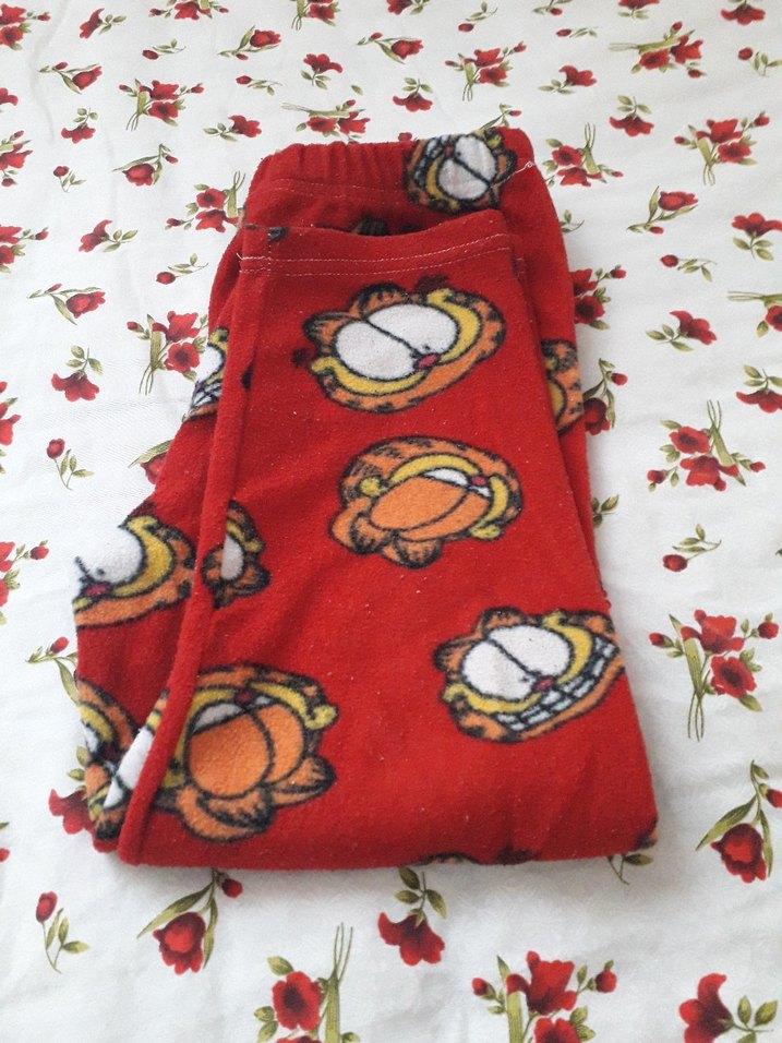 Kız Çocuk Renkli Baskılı Bol Kesim Pantolon - Görsel 4