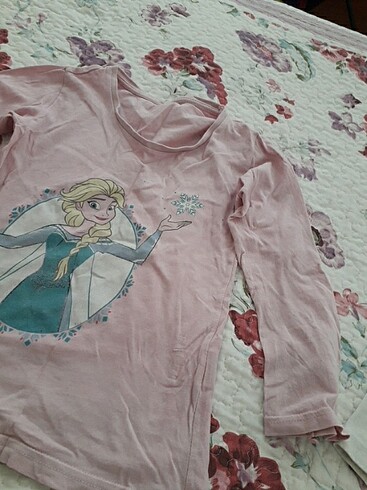 6 Yaş Beden pembe Renk Tshirt 