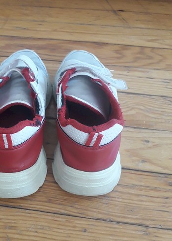32 Beden beyaz Renk Beyaz Erkek Çocuk Spor Ayakkabı Velcro