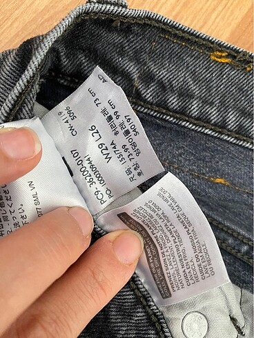 29 Beden mavi Renk Levi?s 501 Serisi Orjinal