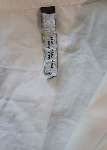 xxl Beden Beyaz Piliseli Uzun Kollu Keten Gömlek