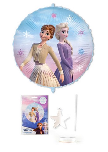 Frozen Temalı Renkli Baskılı Yuvarlak Balon