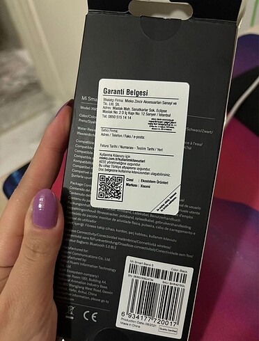 Beden Renk Mi Band 5